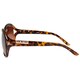 Journee Collection Women's Black/Tortoise Fashion Sunglasses