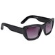 Journee Collection Women's Black-and-Tortoise Wide Frame Fashion Sunglasses