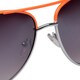 Journee Collection Women's Fashion Aviator Sunglasses - Black or Orange