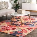 nuLOOM Handmade Carousel Multi Rug (6' x 9')