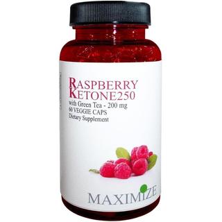 Raspberry Ketone 250 with Green Tea 200mg Dietary Supplement-Image