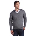 Luigi Baldo Italian Made Men's Fine Gauge Merino V-Neck Sweater