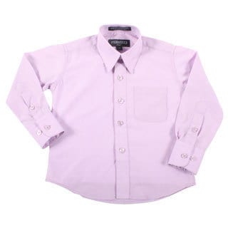 Ferrecci Boys Slim Fit Lilac Collared Formal Shirt-Image