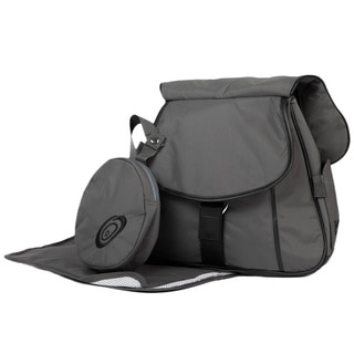Grey Sidekick Deluxe Diaper Bag and Baby Carrier