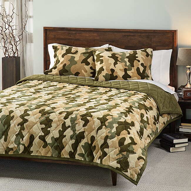 Camouflage 3piece Comforter Set Overstock Shopping The Best Prices on Kids' Comforter Sets