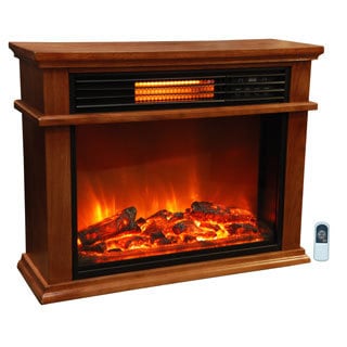 For sale Lifesmart Easy Set Deluxe Mantle Quakerstown Oak Fireplace