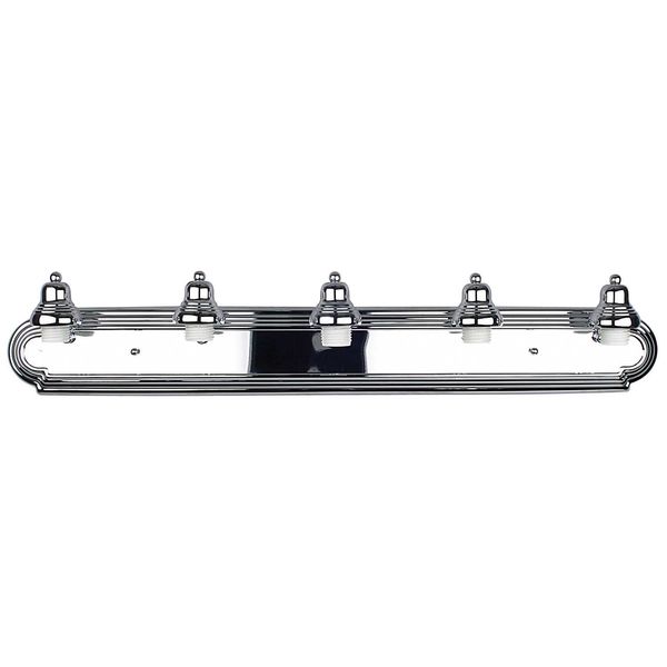Race Track 5-light Polished Chrome Vanity Track Light