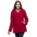 Excelled Women's Double Breasted PeaCoat