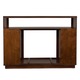 Upton Home Hepburn Brown Media Console/ Stand Electric Fireplace