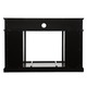 Upton Home Nixon Black Media Console/ Stand Electric Fireplace