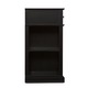 Upton Home Nixon Black Media Console/ Stand Electric Fireplace