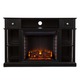 Upton Home Nixon Black Media Console/ Stand Electric Fireplace