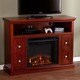 Upton Home Baxter Cherry Media Console/ Stand Electric Fireplace