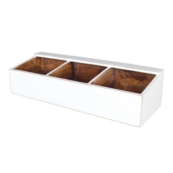 Lucas White 3-sectional Planter
