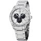 Maurice Lacroix Men's MI1028-SS002-130 'Miros' Silver Dial Stainless Steel Chrono Watch
