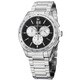 Maurice Lacroix Men's MI1028-SS002-332 'Miros' Black Dial Stainless Steel Chrono Watch