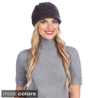 Women's Retro Knit Winter Hat-Image