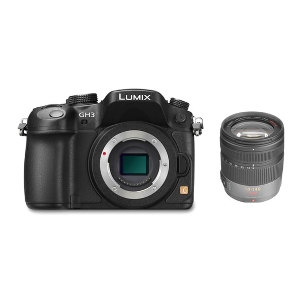 Panasonic Lumix DMC-GH3 Mirrorless Micro 4/3 Camera with 14-140mm Lens