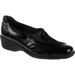 Women's ara Reegan 41166 Black Snake Print Patent-Image