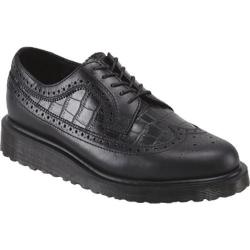 See Reviews Men's Dr. Martens Luther Brogue Shoe Black Brando/Black Croco