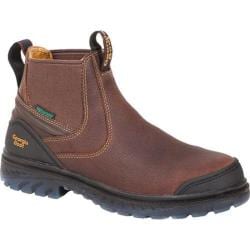 Great Prices Men's Georgia Boot G104 Zero Drag WP Tall Romeo Work Shoe Brown Leather