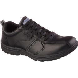 Men's Skechers Work Relaxed Fit Hobbes Frat SR Black-Image