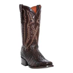 Find Cheap Price Men's Dan Post Boots Lagoon DP2374 Chocolate/Black Flank Caiman/Leather