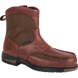 Save Price Men's Georgia Boot G074 7in Athens Waterproof Pull On Brown Full Grain Leather/Nylon