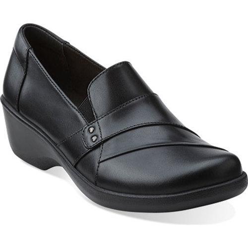 Women's Clarks Esha Marigold Black Leather