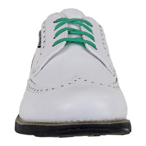 Men's TRUE Linkswear TRUE Gent Wingtip White/Black Leather