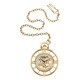 Stuhrling Original Men's Ancestor Gold Mechanical Pocket Watch