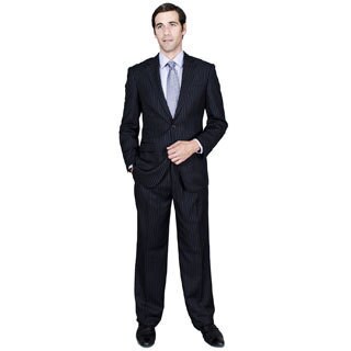 Navy Stripe 2-Button Suit-Image