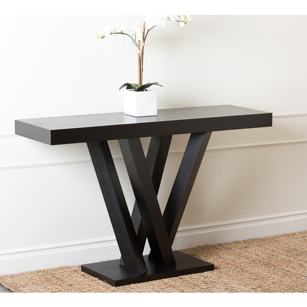 ABBYSON LIVING Cosmo Espresso Wood Sofa Table 15789250 Overstock