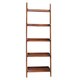 Brown Lean-to 5-tier Shelf Unit
