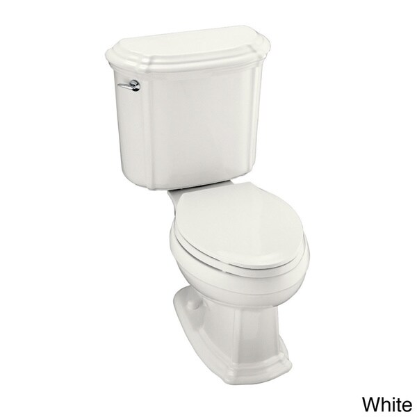 Kohler K-3591 Portrait Two-piece Elongated 1.6 GPF Left-hand Ttrip Lever Toilet and Ingenium Flush Technology