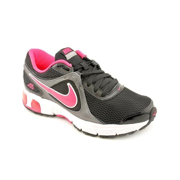Nike Women's 'Air Max Run Lite+ 2' Mesh Athletic Shoe   Black/Pink Nike Athletic