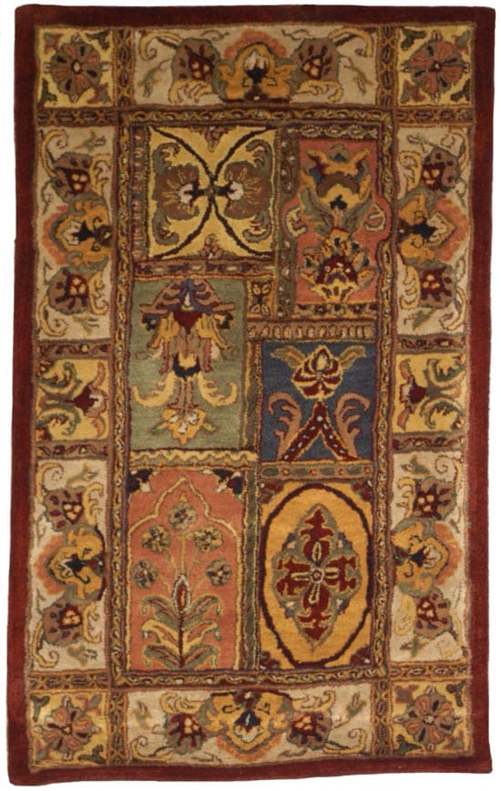 Safavieh Handmade Classic Bakhtieri Multicolored Wool Rug (3'x5