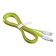 Insten 4-foot Baby Green Noodle Micro USB Charging Data Transfer M/ M Cable Cord for Motorola Nexus 6/ Samsung Galaxy S6/ Edge