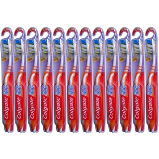 Colgate Wave Zig Zag Comfort Fit Soft Full Head Toothbrush (Pack of 12)-Image