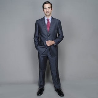 Dark Grey Sharkskin 2-button Suit-Image