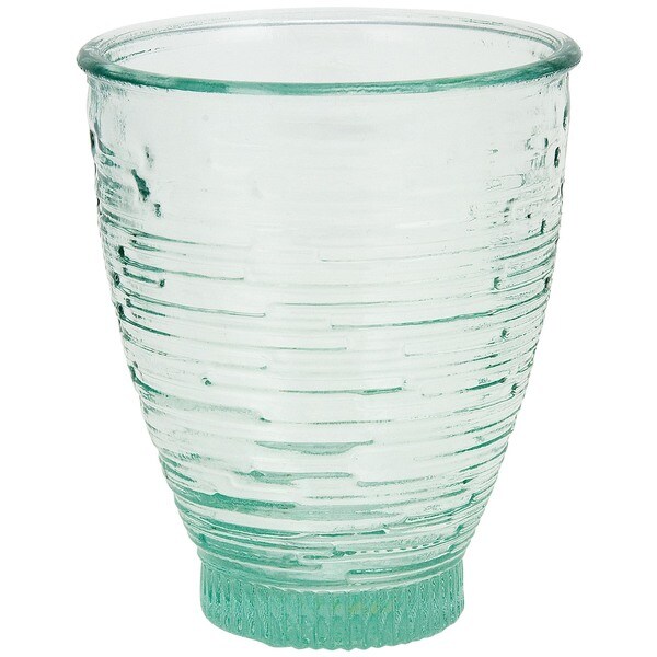 Set of 4 Modern Ring Recycled Glass Small Drinking Glasses 15815070 Shopping