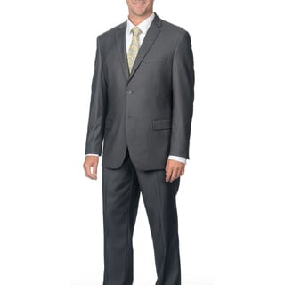 Caravelli Men's Slim Fit Grey 2-button Notch Collar Suit-Image