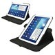 INSTEN Swivel Tablet Case Cover/ LCD Protector for Samsung Galaxy Tab 3 10.1