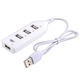 INSTEN 4-port White USB Hub/ USB Cable