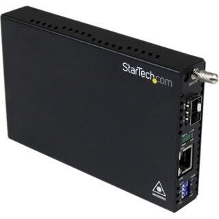 StarTech.com Gigabit Ethernet Fiber Media Converter with Open SFP Slo