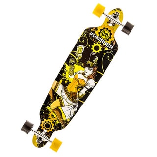 Punisher Skateboards Steampunk 40-inch Canadian Maple Longboard with Concaved Deck-Image