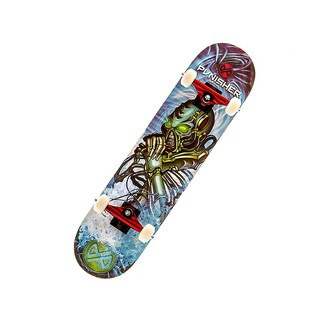 Punisher Skateboards Alien Rage 31-inch Skateboard with Concave Deck-Image