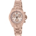 Swiss Precimax Women's Manhattan Elite Rose Goldtone Stainless Steel Chronograph Watch