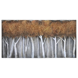 Patrick St. Germain 'Bronze Birch' Canvas Art