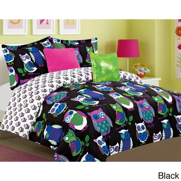 Yukon Night Owls Microfiber 5-piece Comforter Set - 15820531 ...